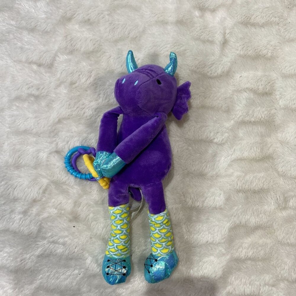Scentsy Buddy Dexter Dragon Purple Polyester Stuffed Animal 13-in Soft Plush Toy
